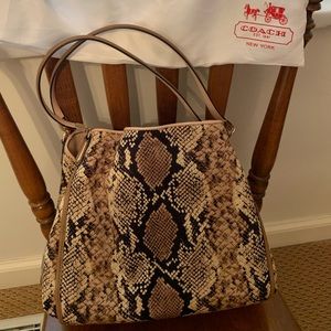 Coach Phoebe Shoulder Bag - Snakeskin